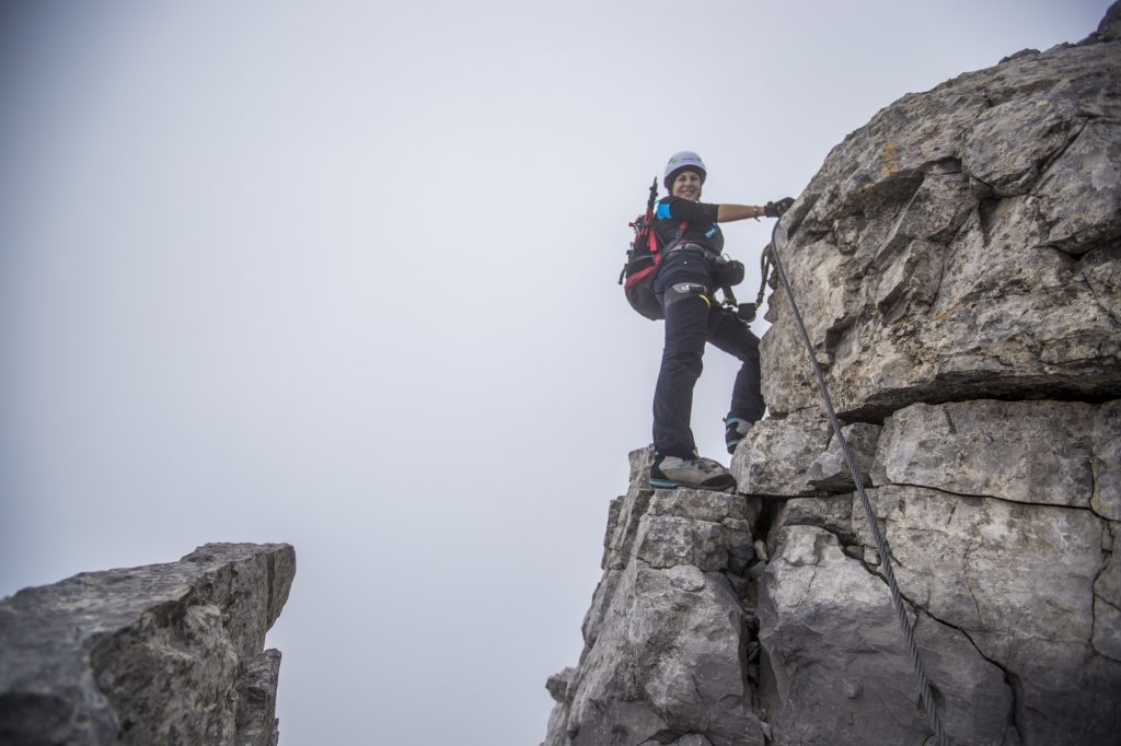 Ferrata Weg der 26er del Monte Coglians da Forni Avoltri - Collina. Foto di Giovanni Osso