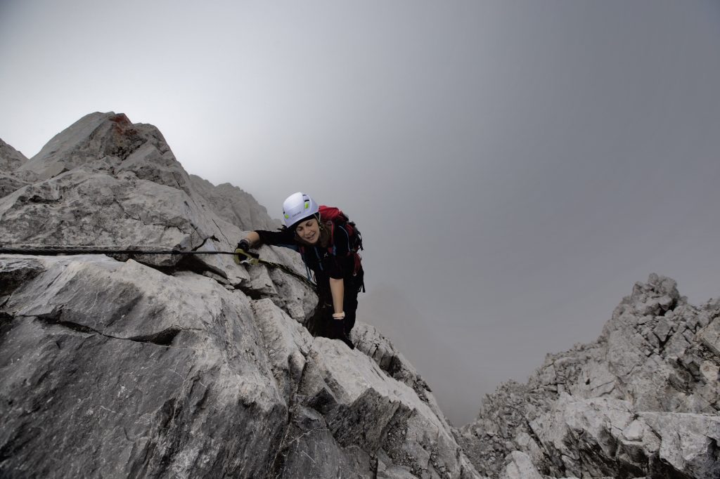 Ferrata Weg der 26er del Monte Coglians da Forni Avoltri - Collina. Foto di Giovanni Osso
