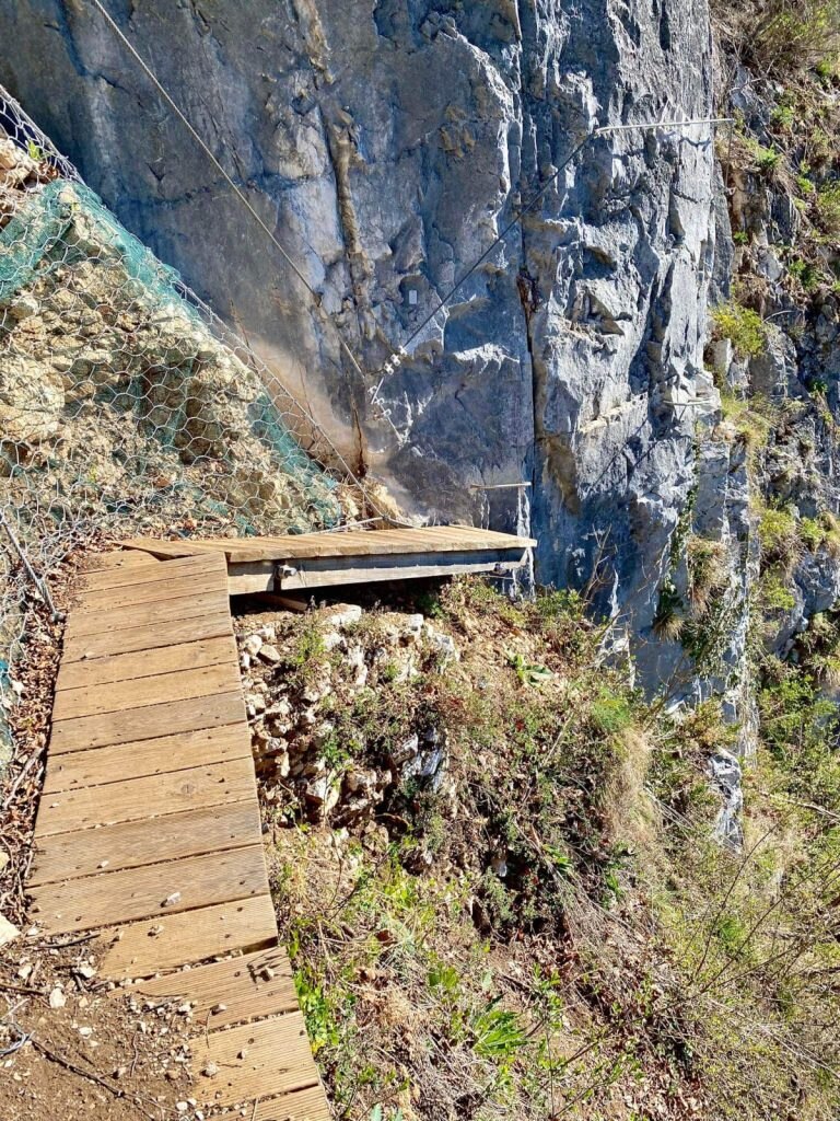 Ferrata La farina del diavolo a Villa Santina. Foto di Bruno Temil