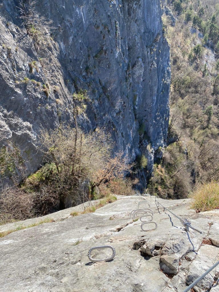 Ferrata La farina del diavolo a Villa Santina. Foto di Bruno Temil