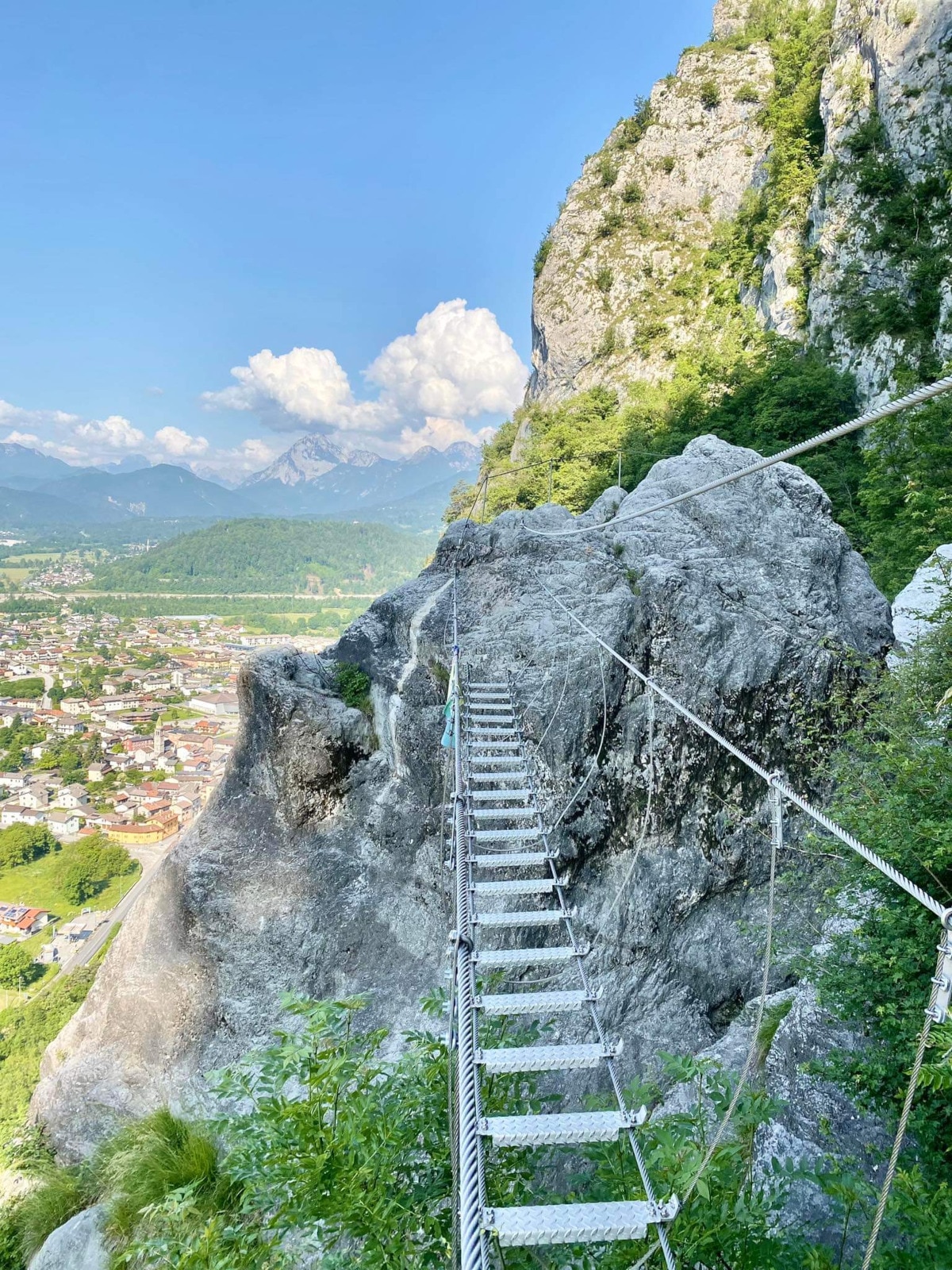 Ferrata La farina del diavolo a Villa Santina. Foto di Bruno Temil