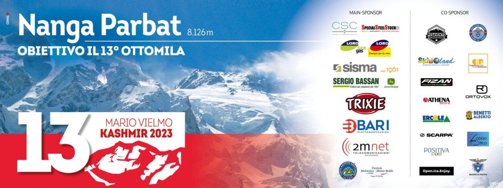 La cartolina della spedizione di Mario Vielmo