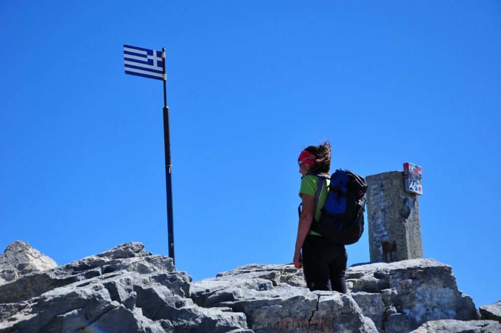La vetta del Mytikas. Foto di Stefano Ardito