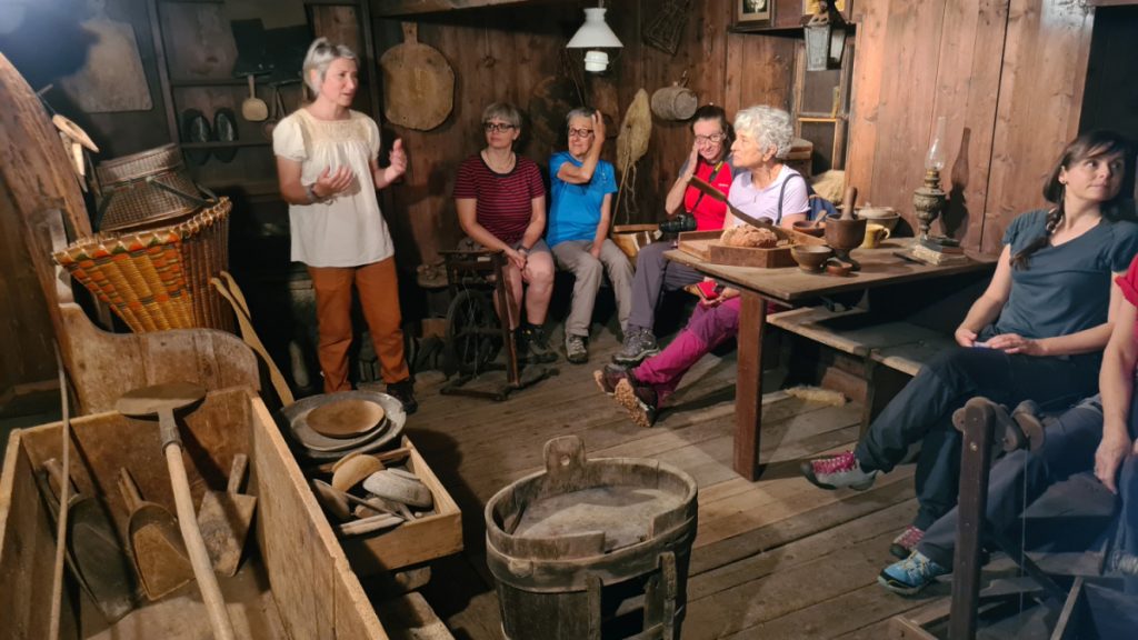 Rabernardo, visita al Museo Walser. Foto di Stefano Ardito