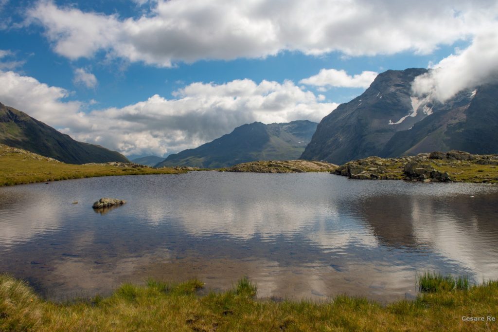 Laghetti nei pressi del Passo Val Viola. Foto di Cesare Re