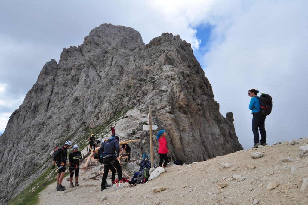 Roda di Vael dal Passo del Vajolon. Foto di Stefano Ardito