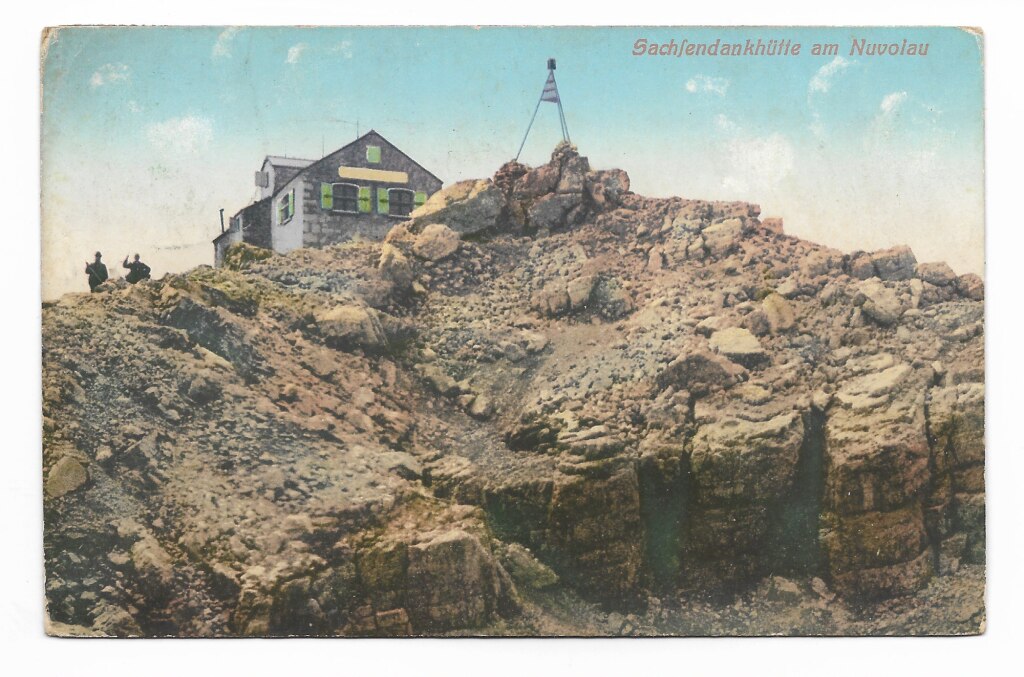 Sachsendankhütt am Nuvolau. Foto di Josef Werth Olang RV