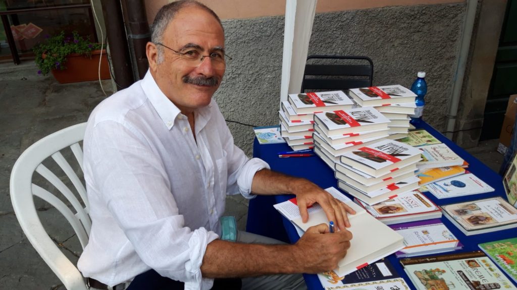 Stefano al Premio Bancarella 2020. Foto di Stefano Ardito