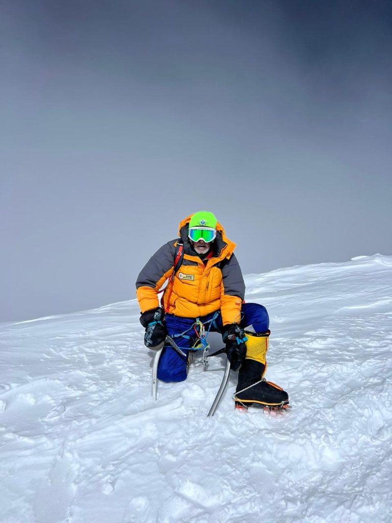 Valerio Annovazzi in vetta al Nanga Parbat