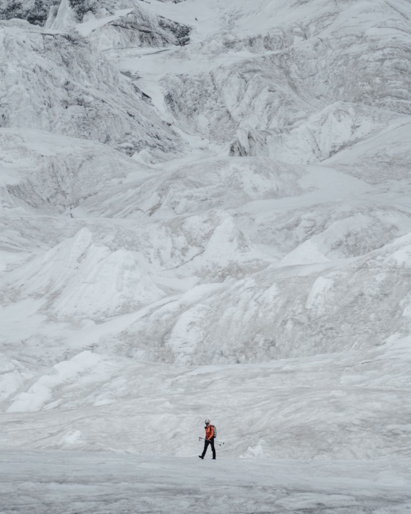 Durante la fase di acclimatamento sul G1. Foto di Andrzej Bargiel