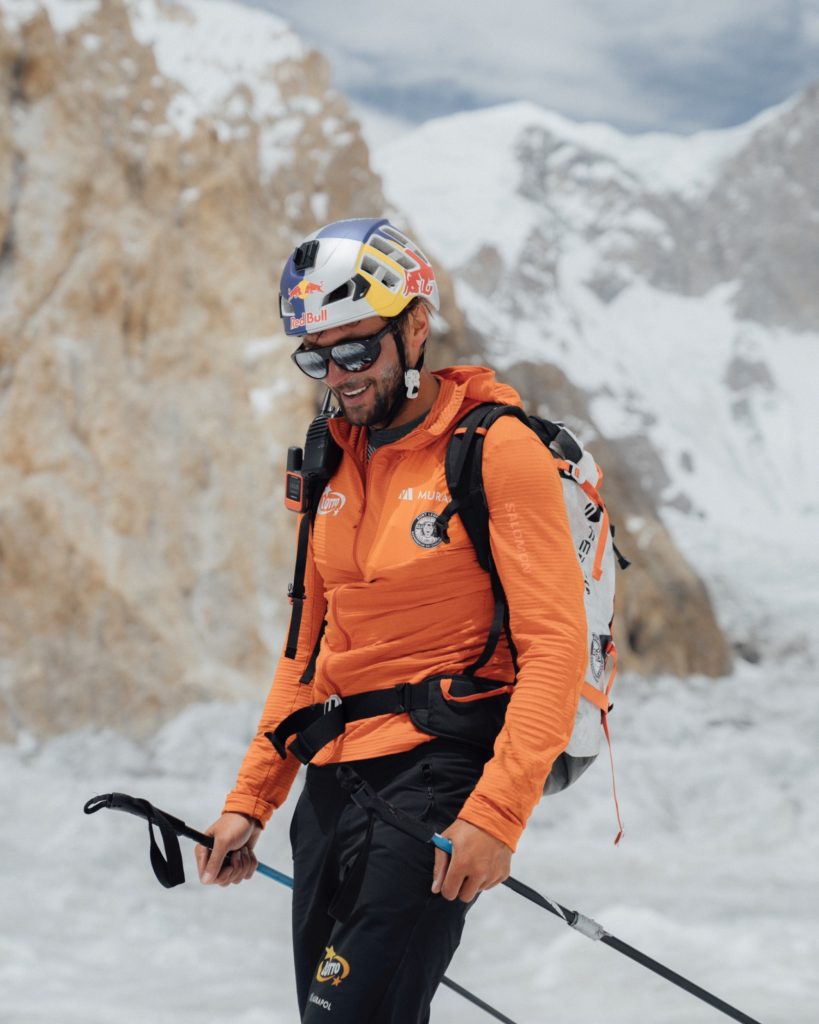 Durante la fase di acclimatamento sul G1. Foto di Andrzej Bargiel