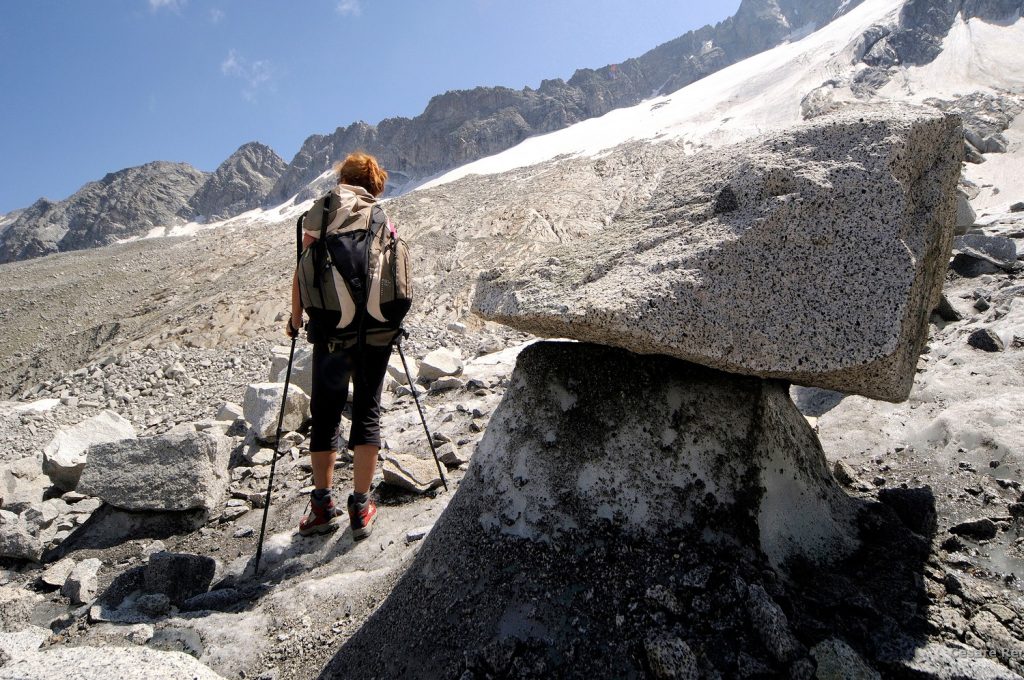 Sul ghiacciaio del Veneròcolo. Foto di Cesare Re
