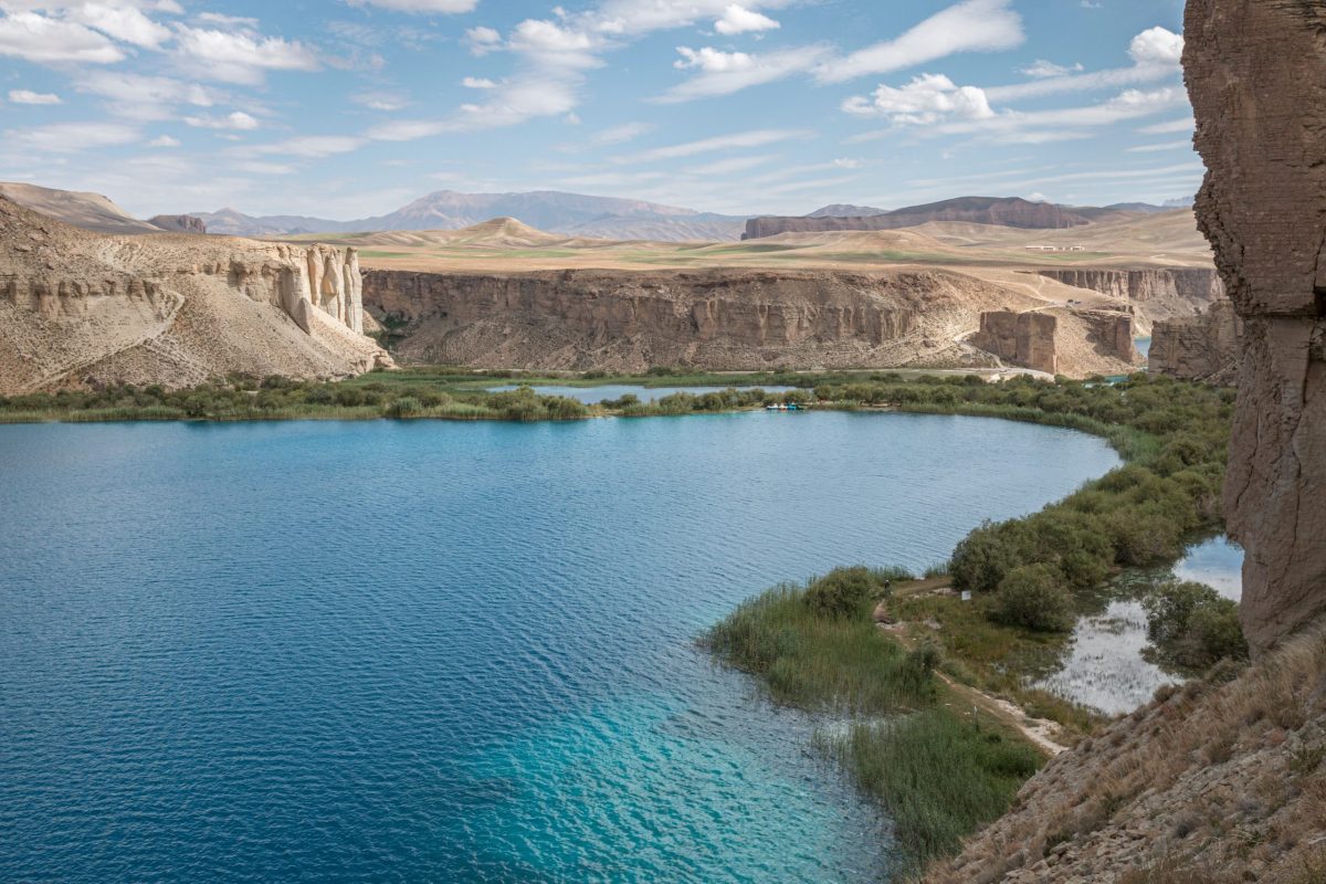 The spectacular deep blue lakes of Band e Amir in central Afghanistan make up the country s first National Park Afghanistan