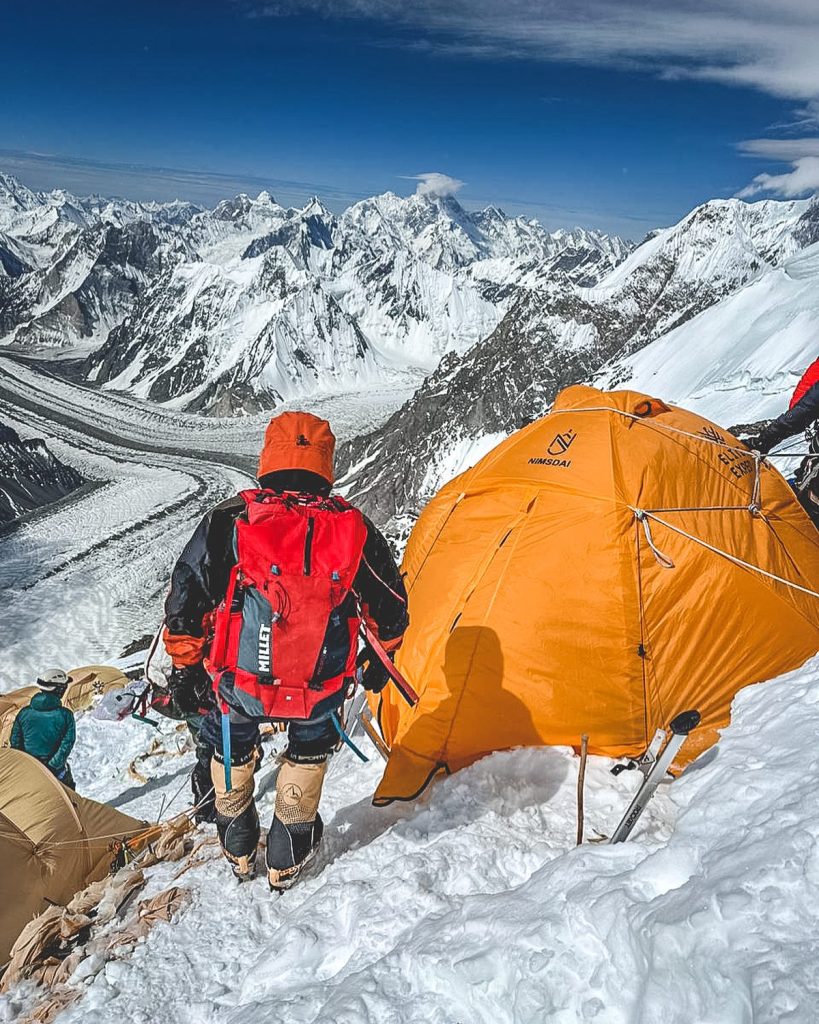 Il campo III del K2, Foto Mingma G. David Sherpa