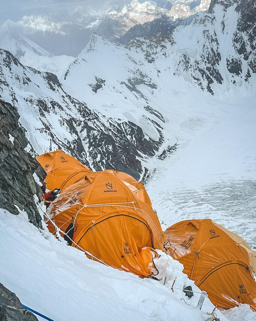 Il campo III del K2, Foto Mingma G. David Sherpa