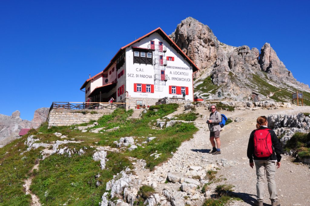 Il rifugio Locatelli Innerkofler, foto SA