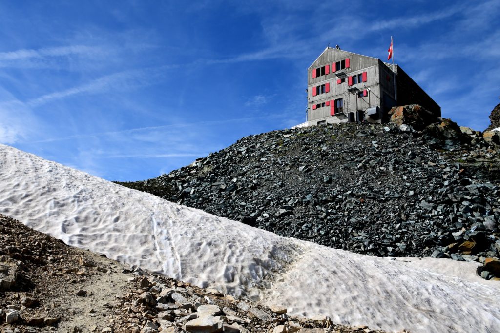 La Britannia Hütte, foto di Stefano Ardito