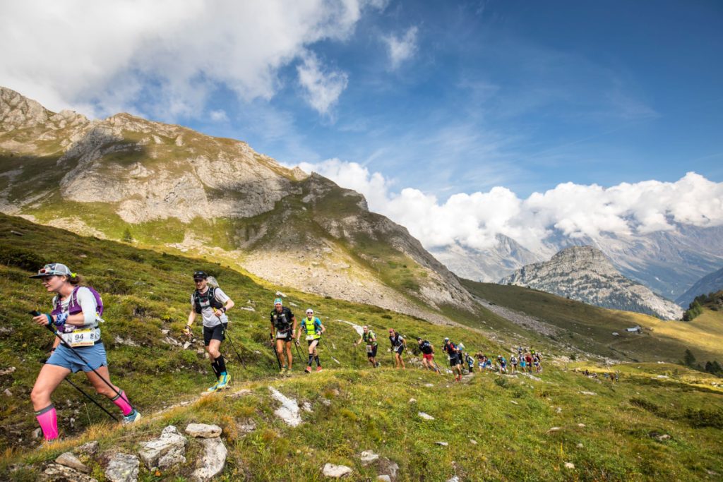 La prima salita della gara. Col Arp_PH Stefano Jeantet