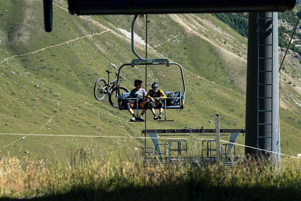 REngadin St Moritz Mountains by fabian gattlen Corviglia Mountain Bike Transport Seggiovia