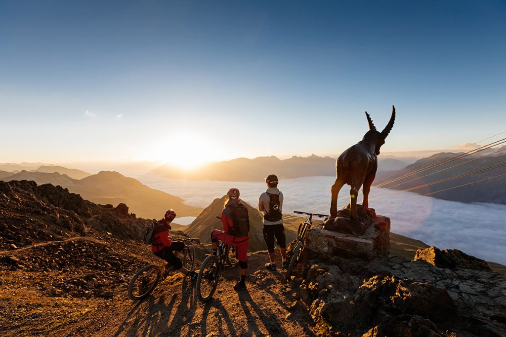 REngadin St Moritz Mountains by filip zuan Corviglia Piz Nair MTB