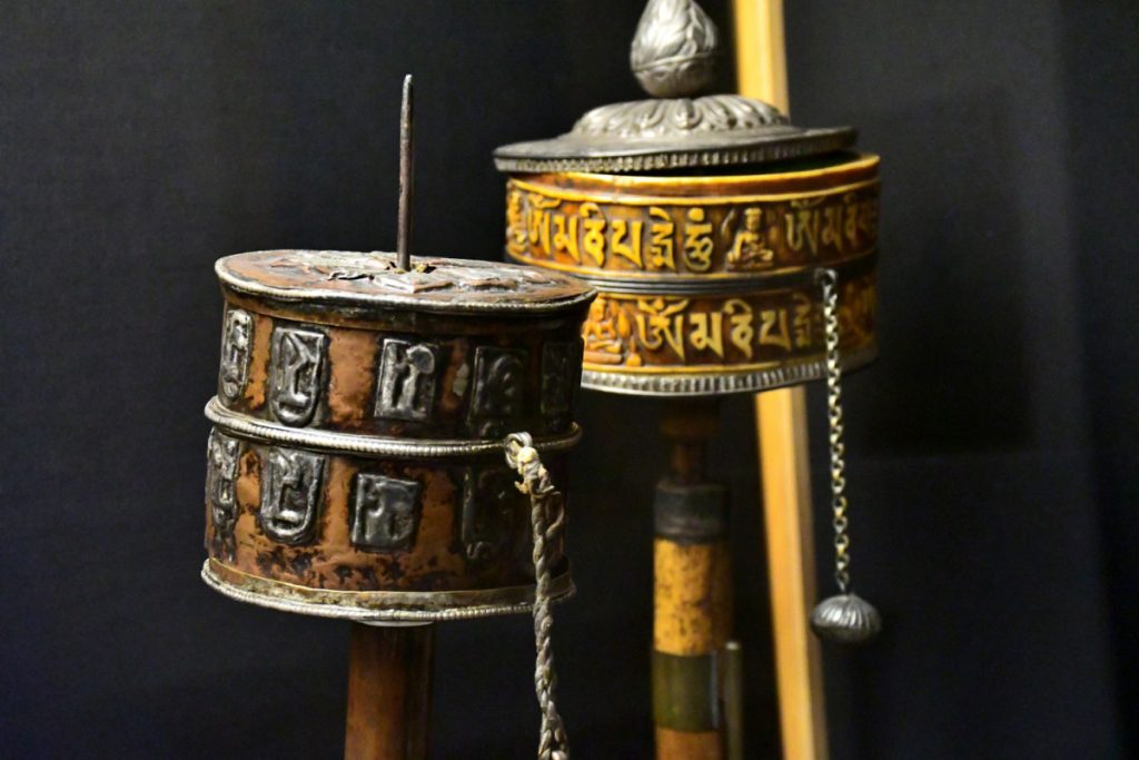 Rulli di preghiera del Ladakh nel Museo di Antropologia di Firenze foto SA
