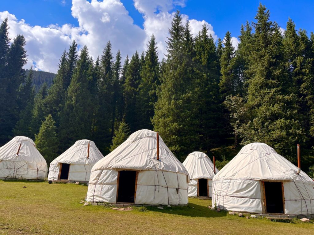 Yurt camp credit Deborah Bionaz