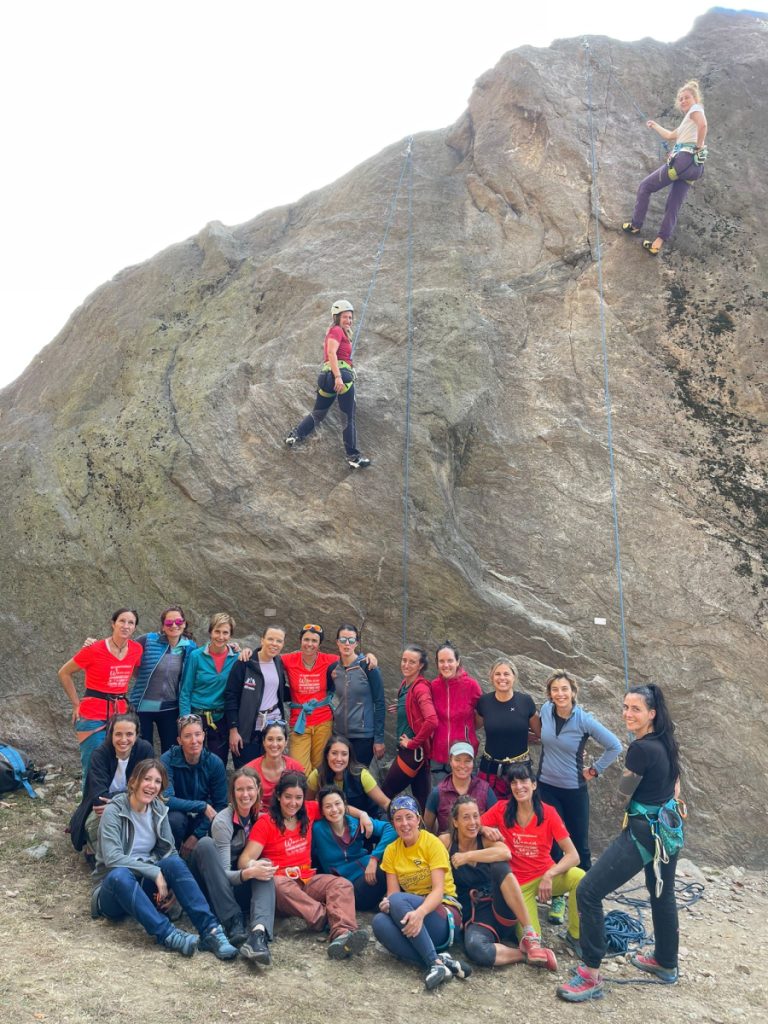 Alla passata edizione dei Womens climbing days credit Anna Torretta