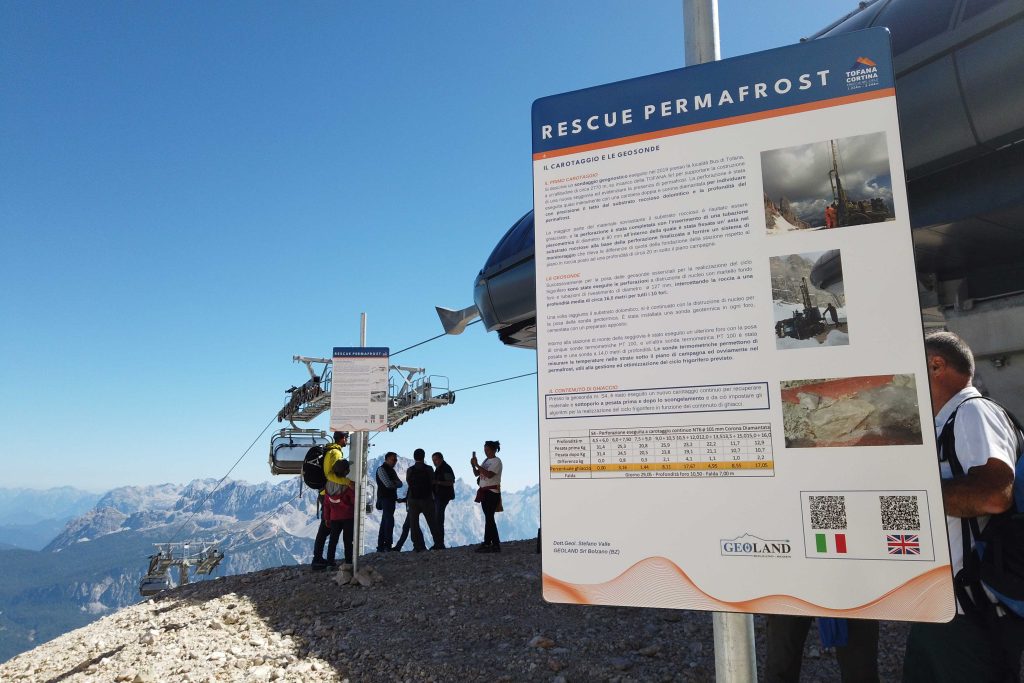 Alla stazione di arrivo degli impianti