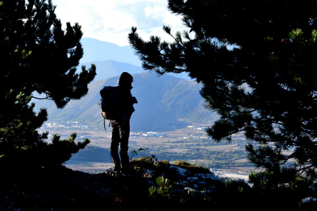 I boschi di Colle Pelato ai piedi del Velino credit Stefano Ardito