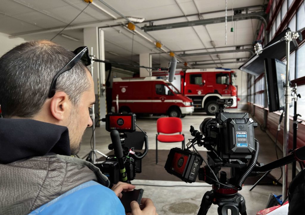 Immagine dal set @Cineblend