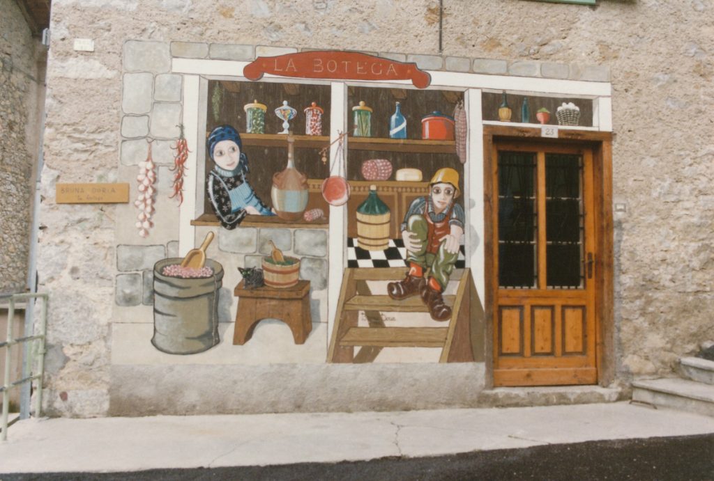 La bottega dipinto da Bruna Doria credit Osvaldo Da Col