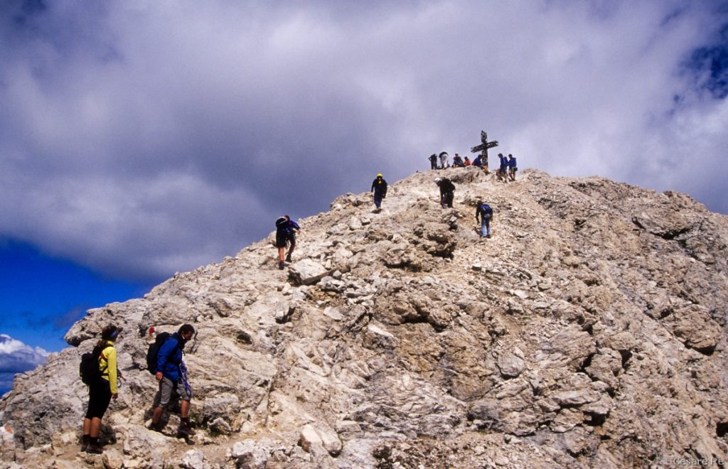 La cima del Sassopiatto ph Cesare Re
