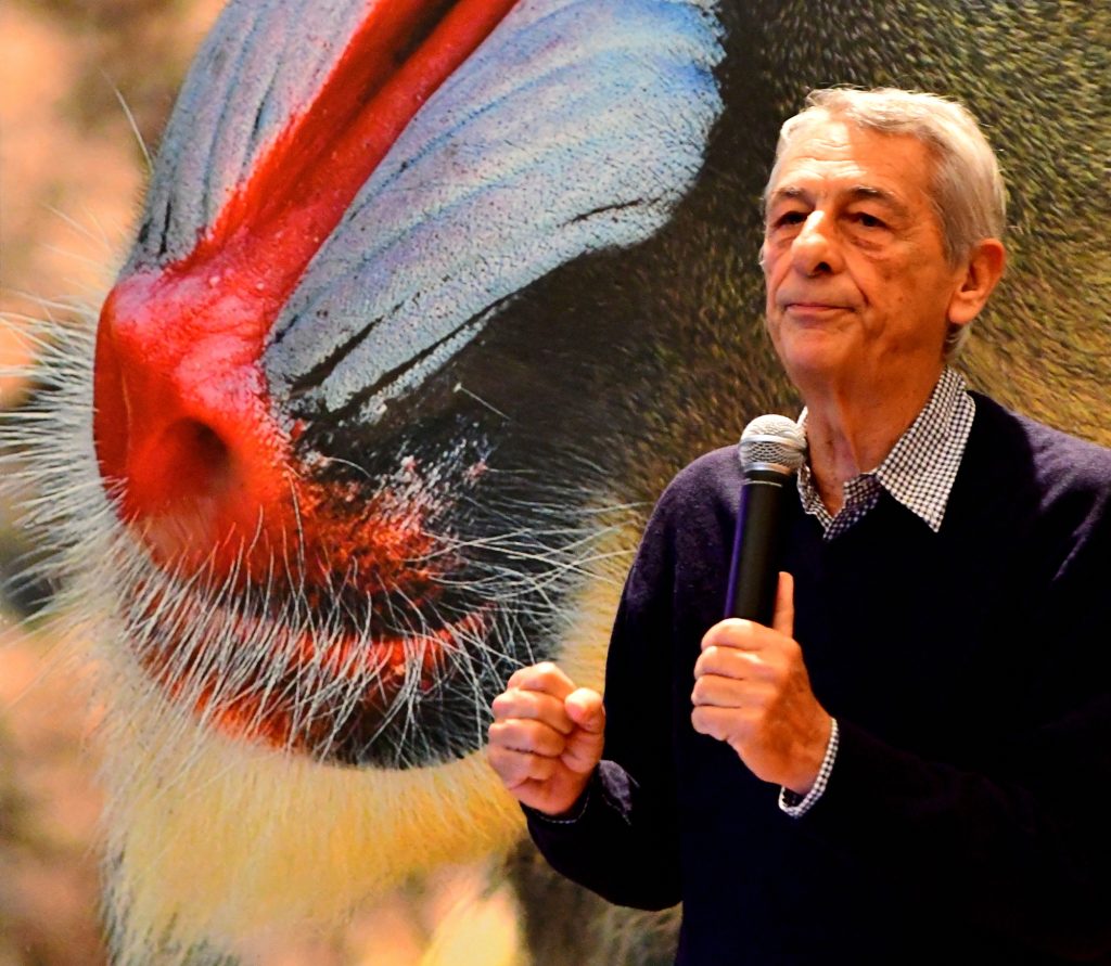 Luigi Boitani al Bioparco di Roma, foto Stefano Ardito