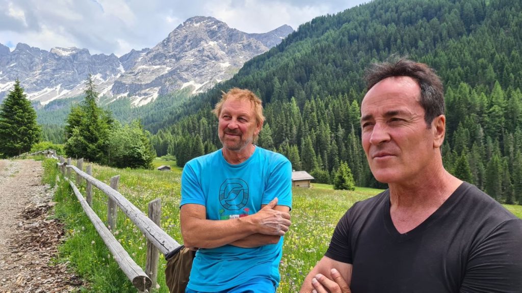 Pierluigi Bini con Heinz Mariacher, 2021, foto SA