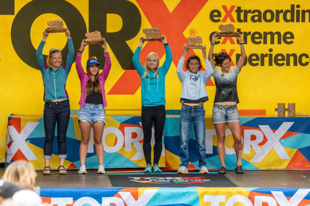 Podio femminile del Tor des Géants Ph Roberto Roux Zzam! Agency