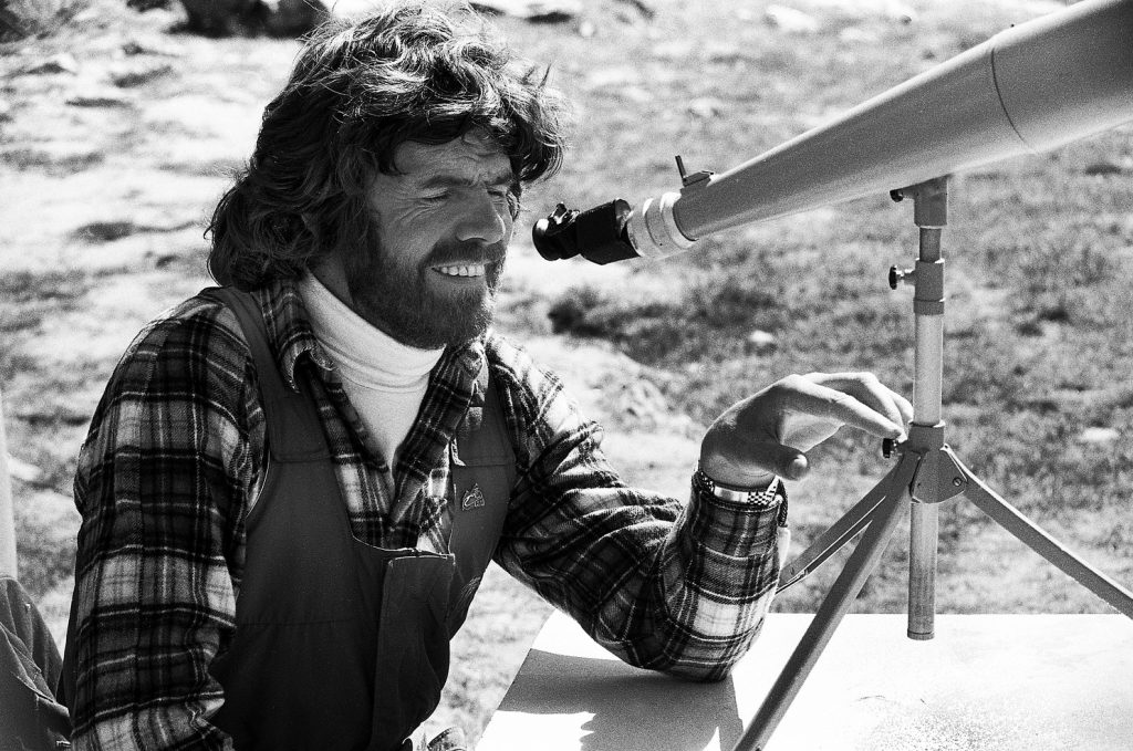 Reinhold Messner nel 1985 in Pamir - Photo: Jaan Künnap,  via Wikimedia Commons