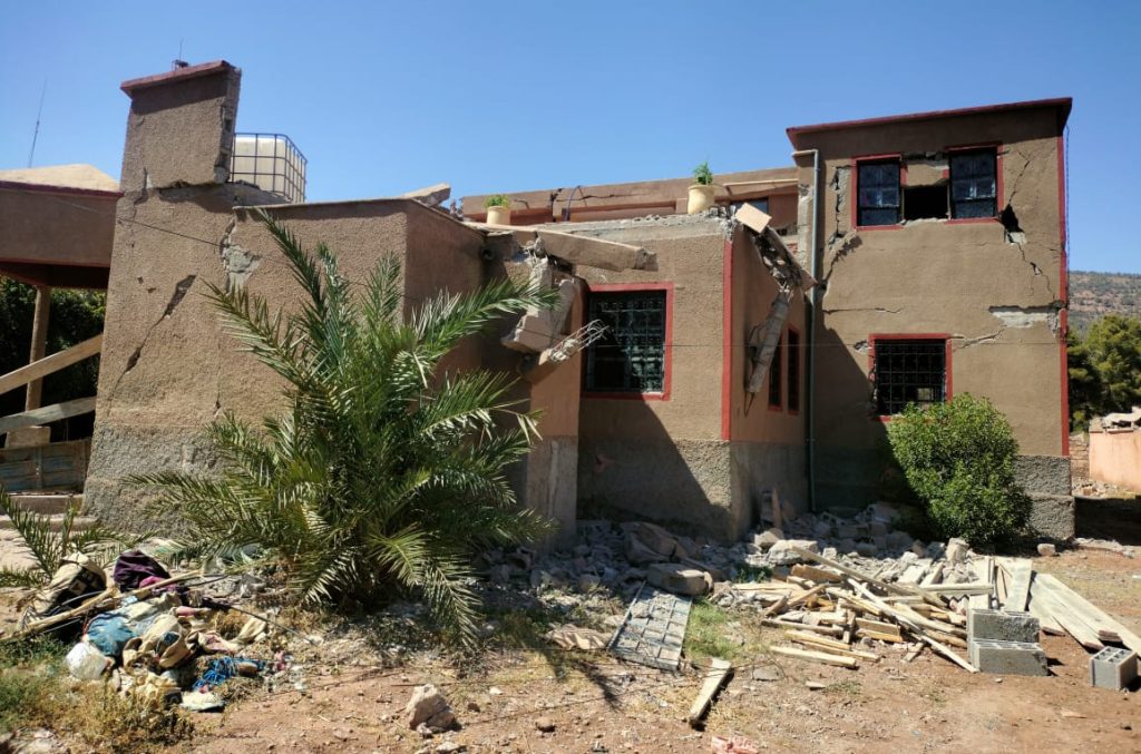 Residenza per ragazze distrutta ad Asni credit AdobeStock