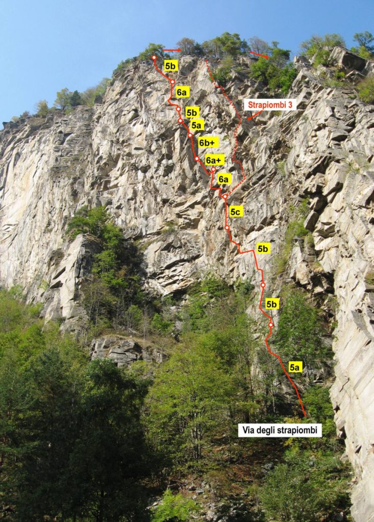 Via degli strapiombi al Bourcet credit Elio Bonfanti