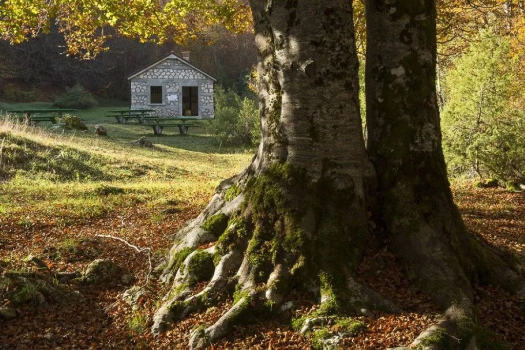 Il Rifugio Acquafraggia, in Val Fondillo. Foto Umberto Esposito