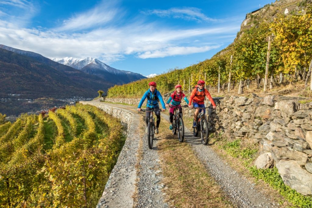 La Via dei Terrazzamenti è interamente percorribile anche in bici