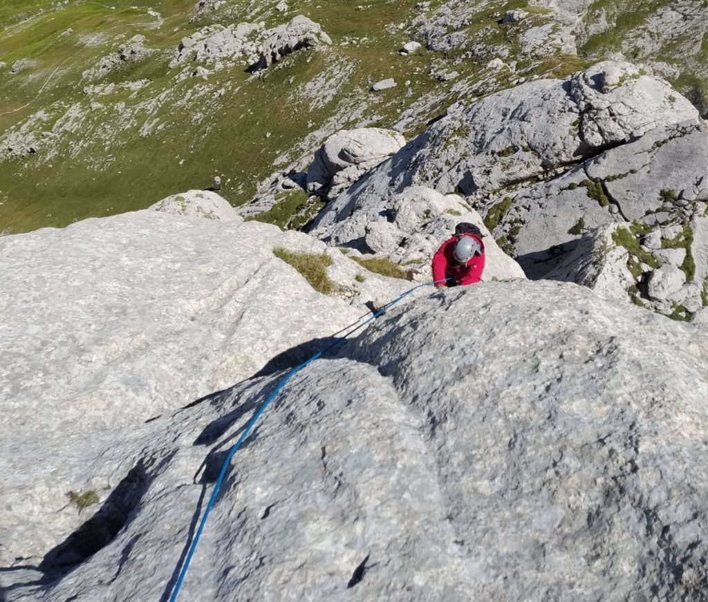 La cresta Nord est del Corno Piccolo, foto Andrea Renzi