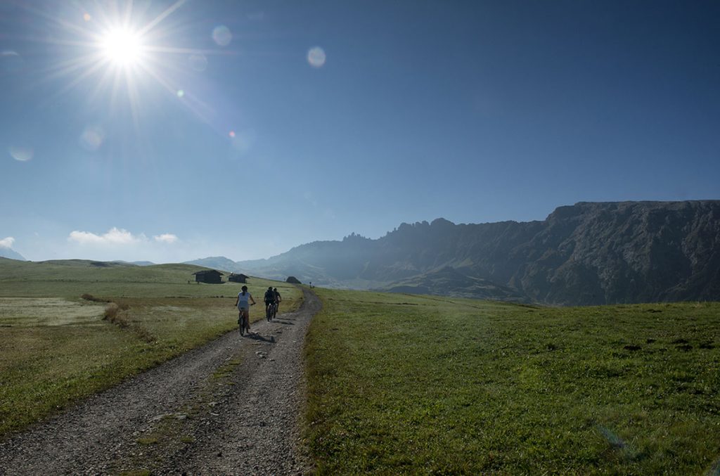Tante possibilità anche per le mountain bike Foto Roberto Carnevali