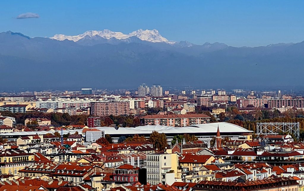 Torino e il Monte Rosa dal Museo, foto SA