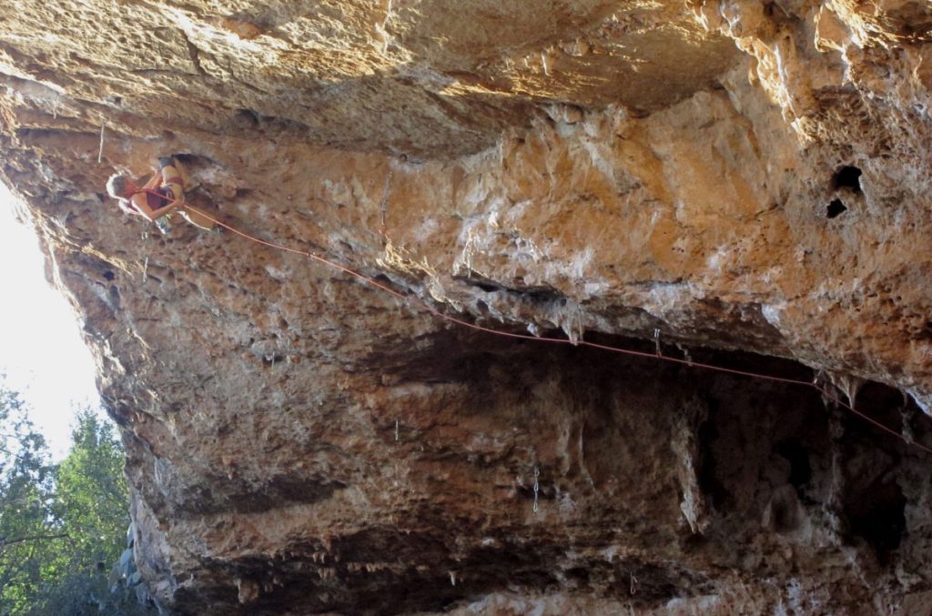Valentina Borgognoni impegnata nel Grottone @Carmela Malomo