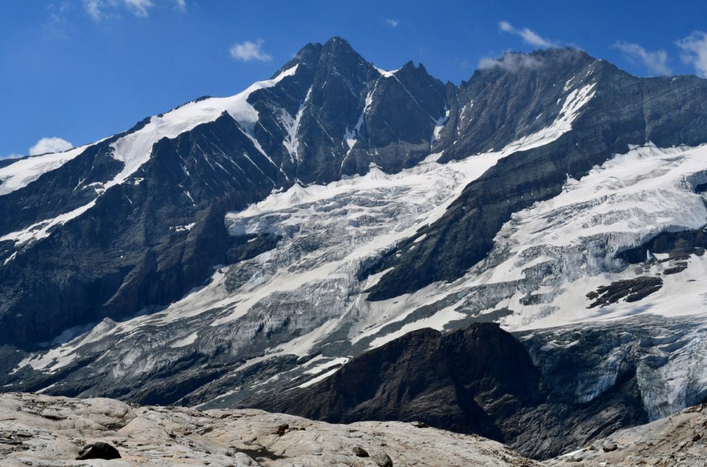 Il versante orientale del Grossglockner, foto Stefano Ardito