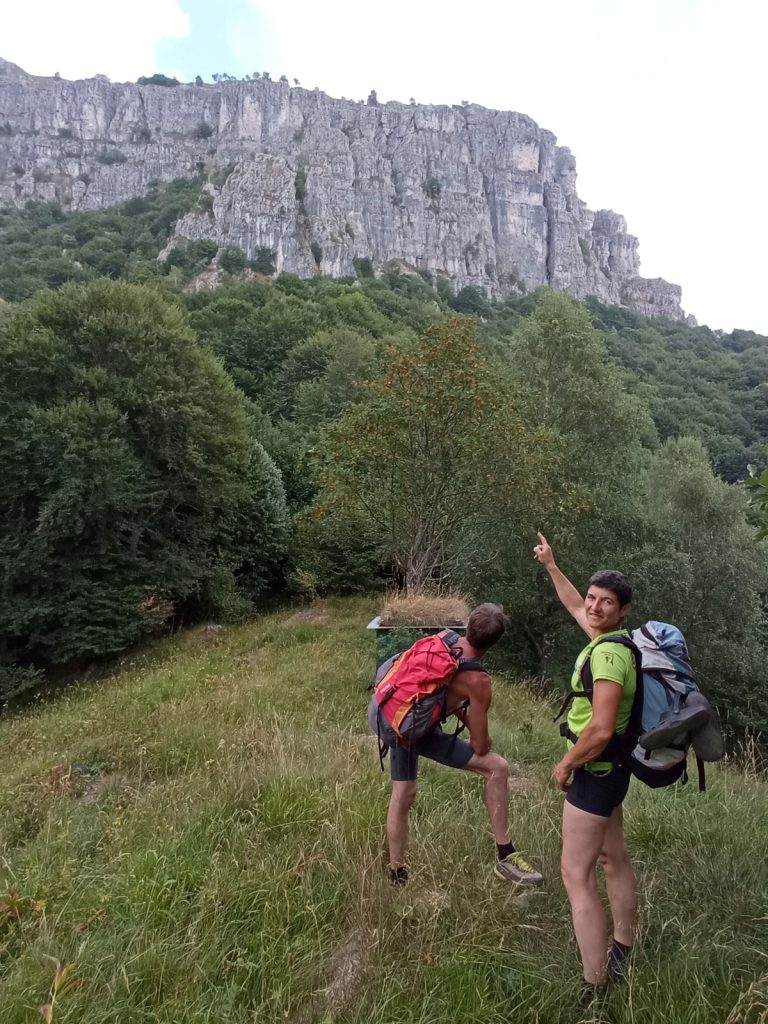 La bastionata sulla quale è attrezzata Er Dito