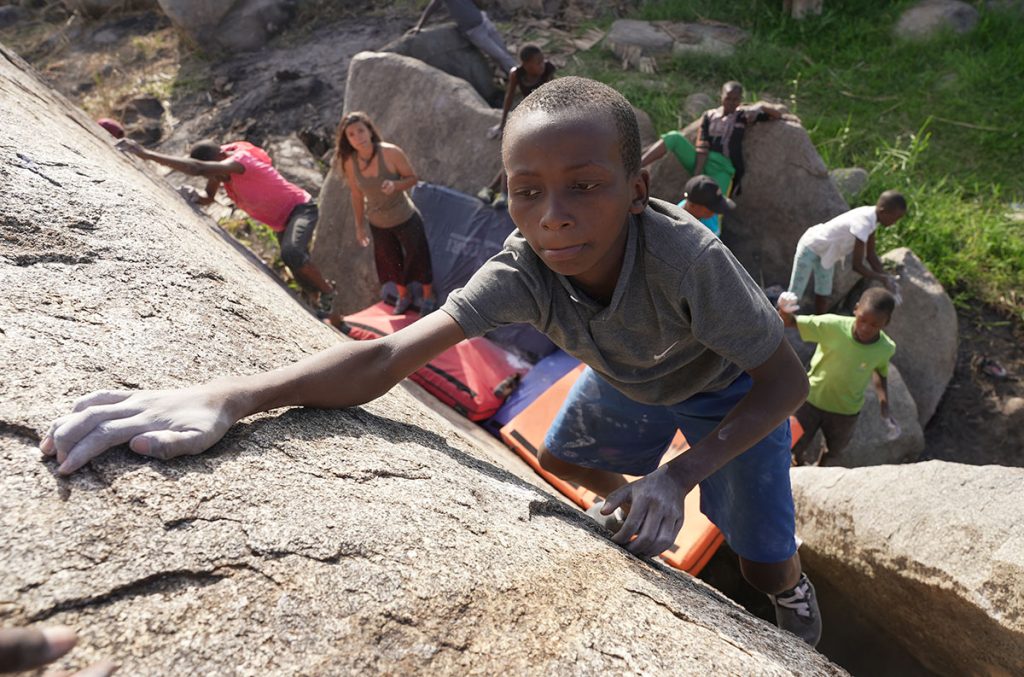 Piccoli climber in azione @Climbing for Reason