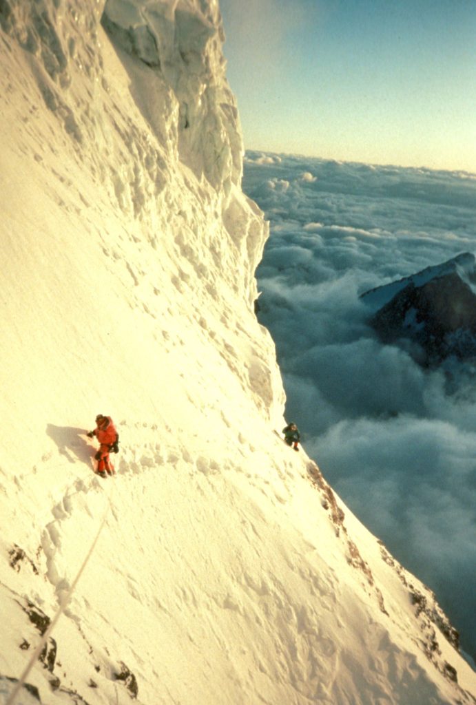 K2 1992. Ed nel Collo di Bottiglia, foto Charlie Mace