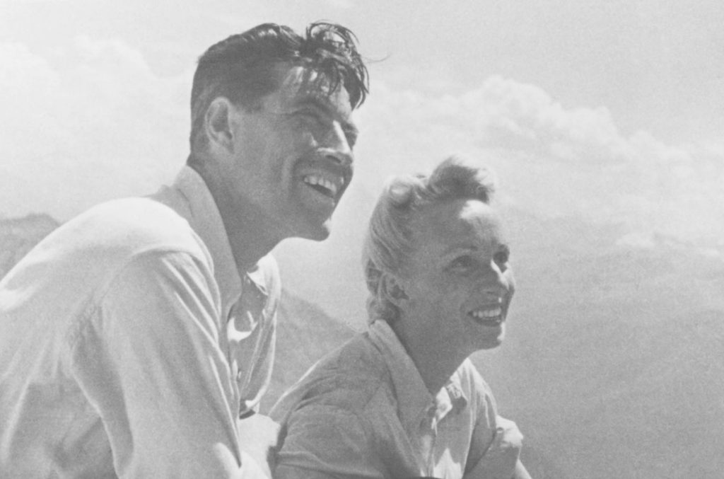 Con la moglie Romilda