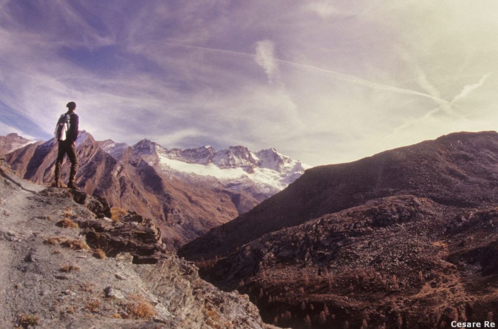 La catena del Gran Paradiso, tra Orvieille e Djouan Foto Cesare Re